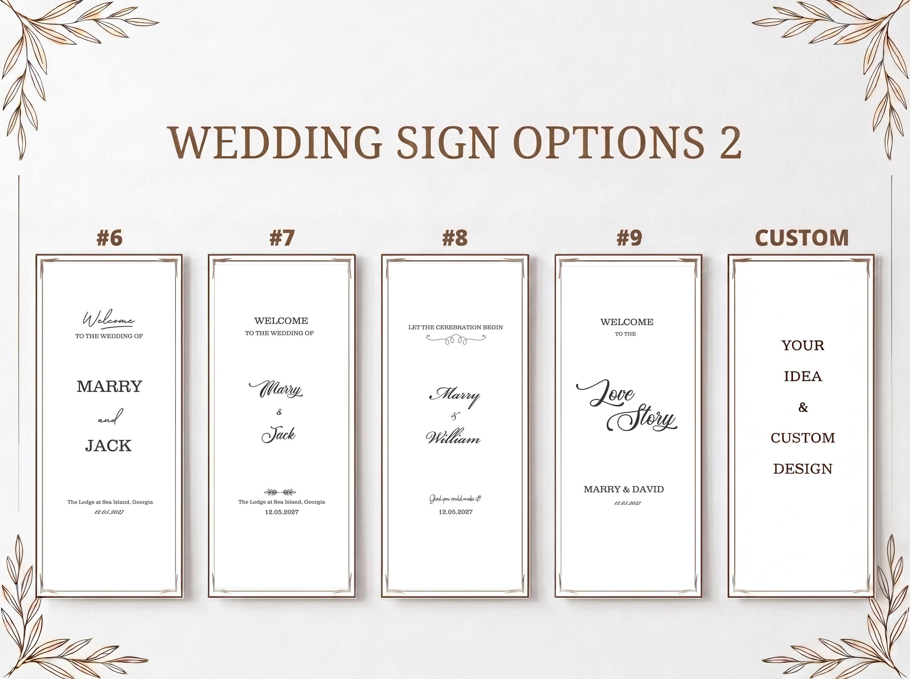 Linen Wedding Welcome Banner | Personalized Fabric Ceremony Sign